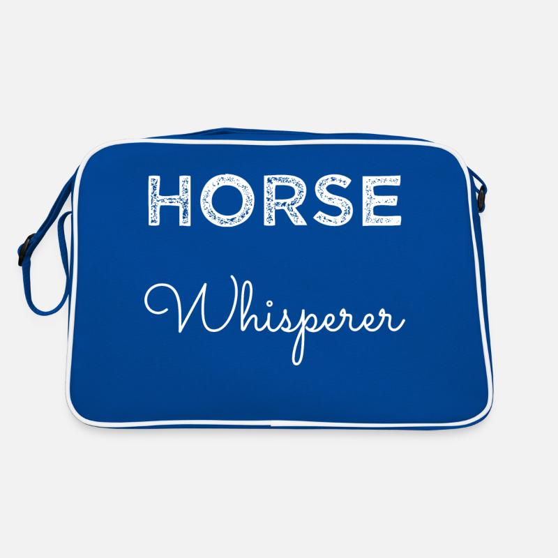 horsemanship fun equestrian tranquility statement Retro Tasche