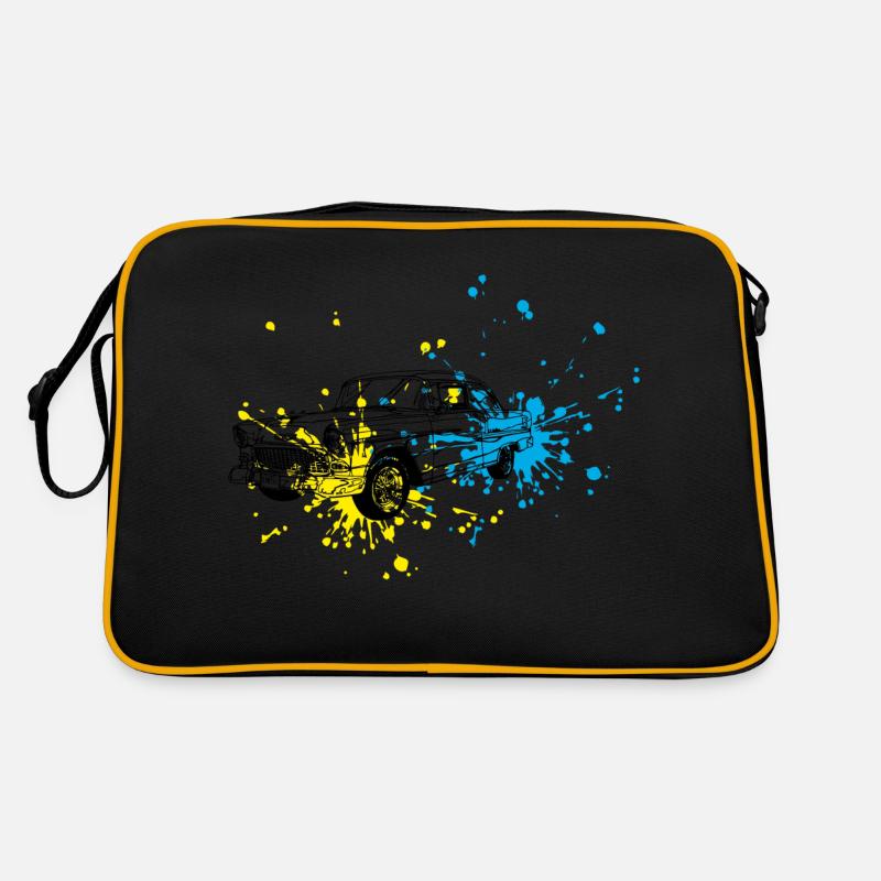 Oldtimer splash Retro Tasche