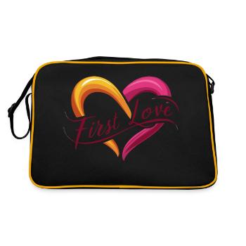 PREMIER AMOUR - Sac Retro - noir/or - Dos