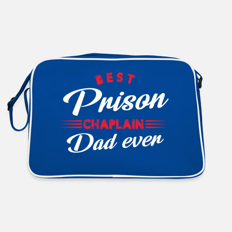 Best Prison Chaplain Dad ever Retro Tasche