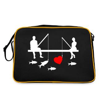 Angling - Retro Bag - black/gold - Back