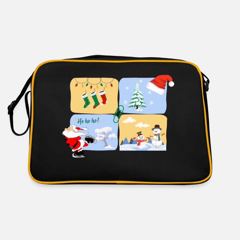 Santa Skate Retro Tasche