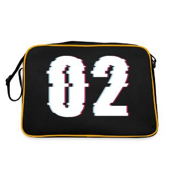 Deux 2 Deux 02 Nombre Effet Nombre déformé - Sac Retro - noir/or - Dos