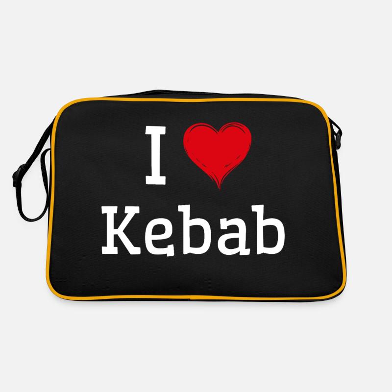 I Love Kebab Retro Bag