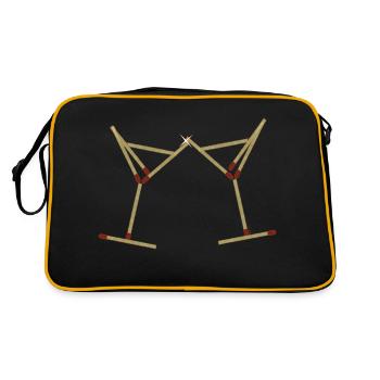 Acclamations des matchs - Sac Retro - noir/or - Dos