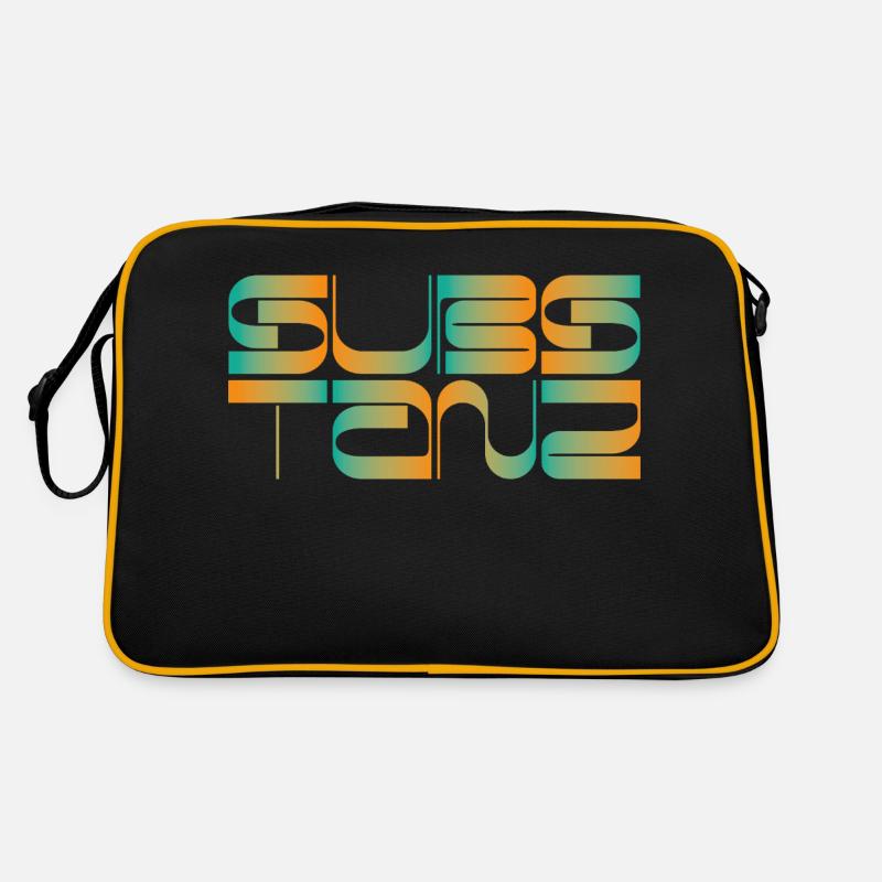 Subs Tanz - Retro Tasche - Schwarz/Gold