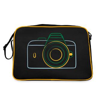 camera - Sac Retro - noir/or - Dos