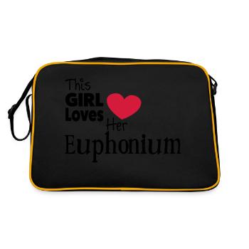 This Girl Loves Her Euphonium - Sac Retro - noir/or - Dos
