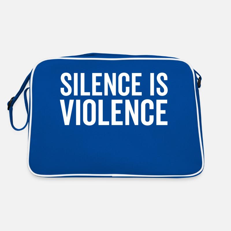 Le silence, c’est la violence Sac Retro
