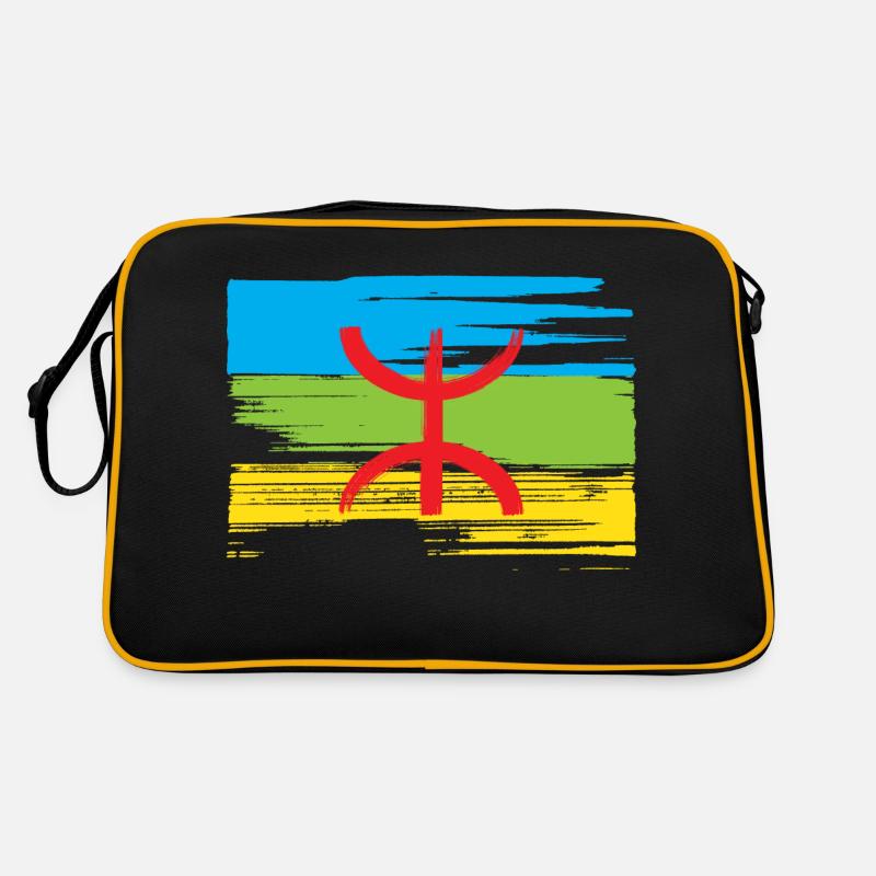 Amazigh Flagge (Amazigh inside) Retro Tasche