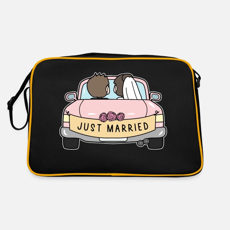 Just Married Honeymoon Retro Bag