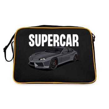 Supercar - Sac Retro - noir/or - Dos