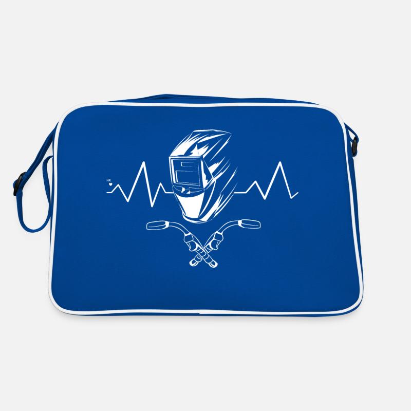 Welding Helmet Heartline Pulse Beat Gift Retro Bag