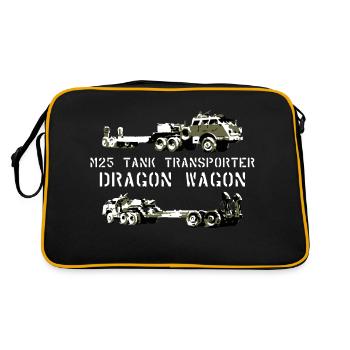 AVM Dragon Wagon M25 TANK TRANSPORTER US Seconde Guerre mondiale - Sac Retro - noir/or - Dos