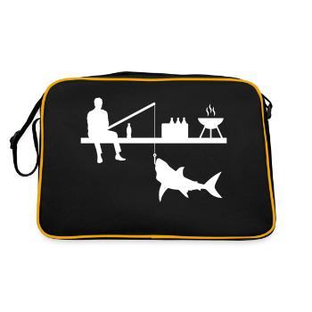 Pêche - Sac Retro - noir/or - Dos