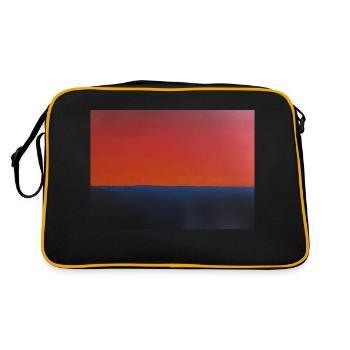Coucher de soleil - Sac Retro - noir/or - Dos