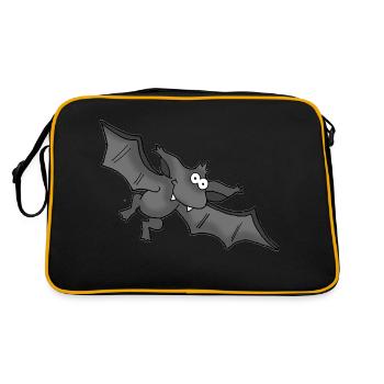 Bat - Retro Bag - black/gold - Back
