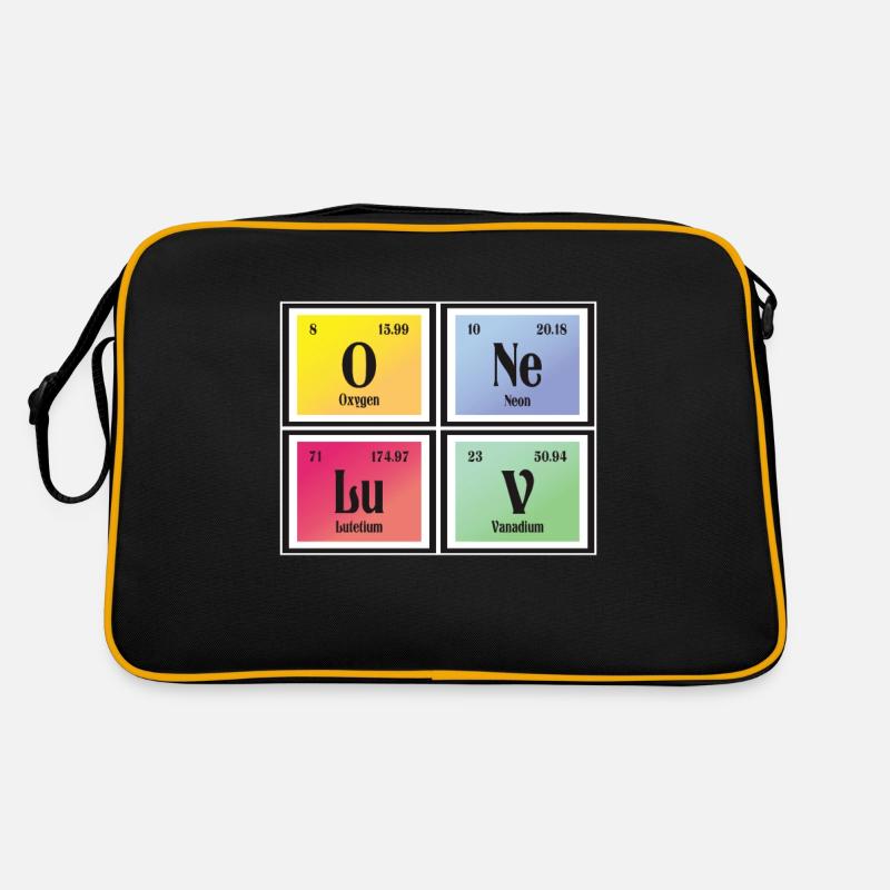 One Love | Periodic Table of Elements Retro Bag
