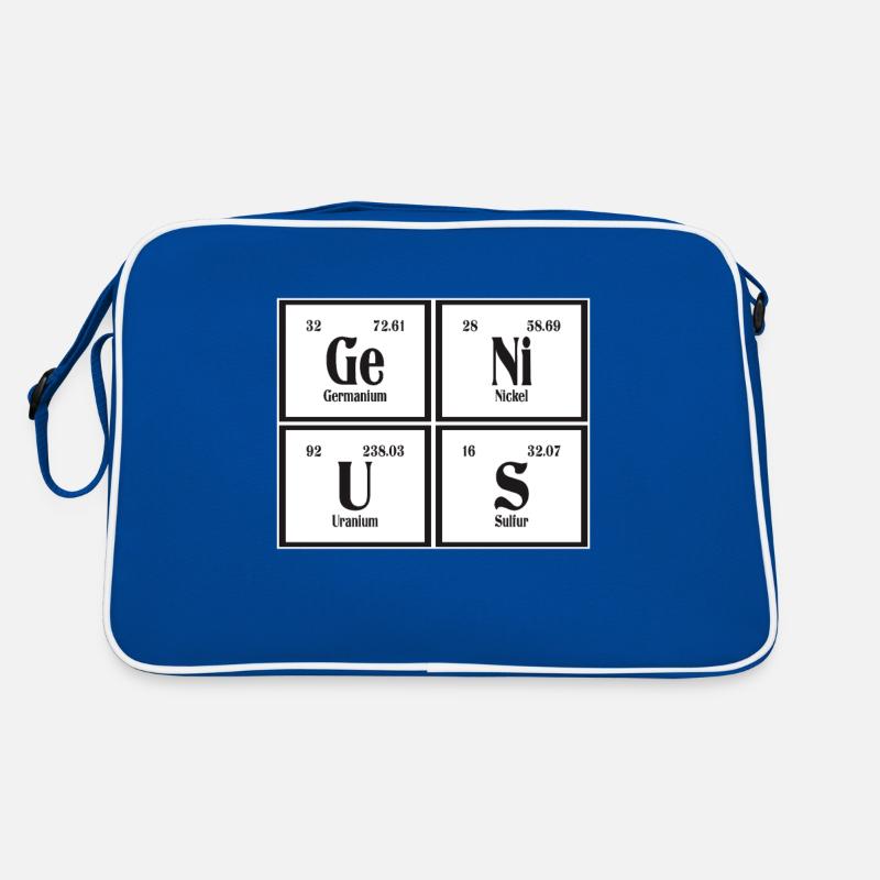 Genius | Periodensystem der Elemente Retro Tasche