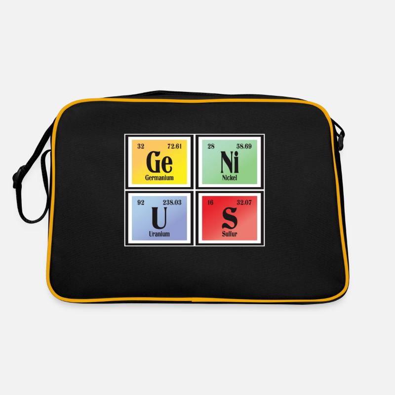 Genius | Periodensystem der Elemente Retro Tasche