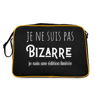 je ne suis pas bizarre je suis une édition limitée - Sac Retro - noir/or - Dos