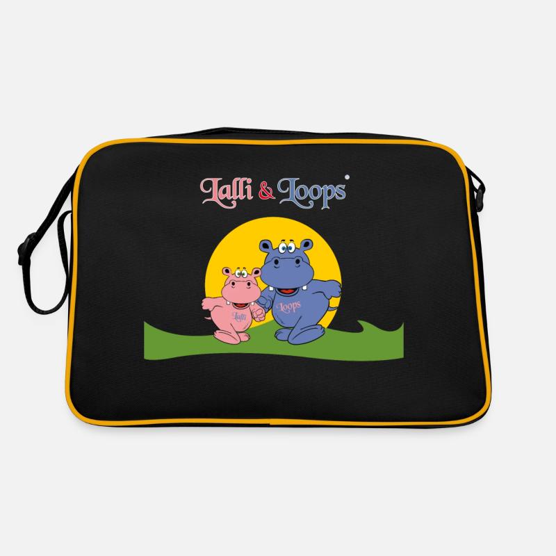 Mignon Hippos Hippos Cadeau pour les bébés enfants Sac Retro