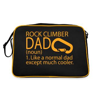 Climber - Retro Bag - black/gold - Back