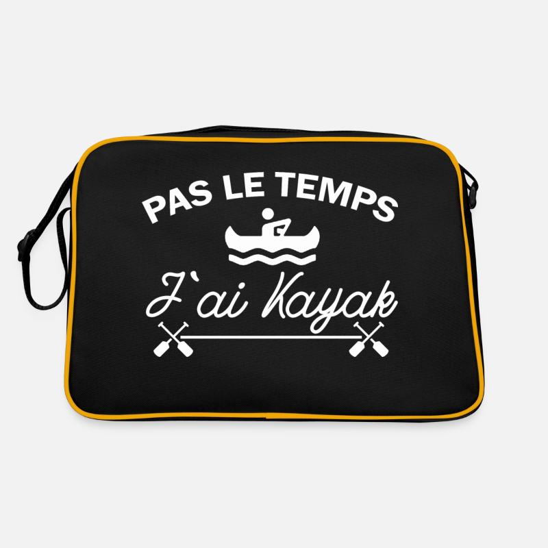 Pas le temps j ai kayak Sac Retro