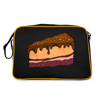Cake - Retro Bag - black/gold - Back