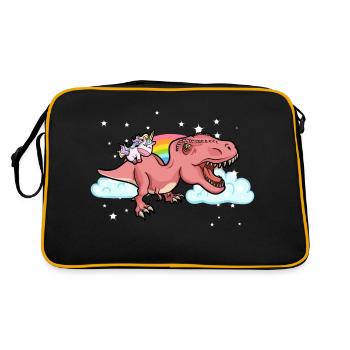 Frère frère frère Brother I cadeau - Sac Retro - noir/or - Dos