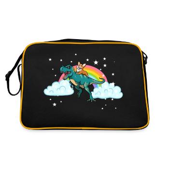Frère frère frère Brother I cadeau - Sac Retro - noir/or - Dos