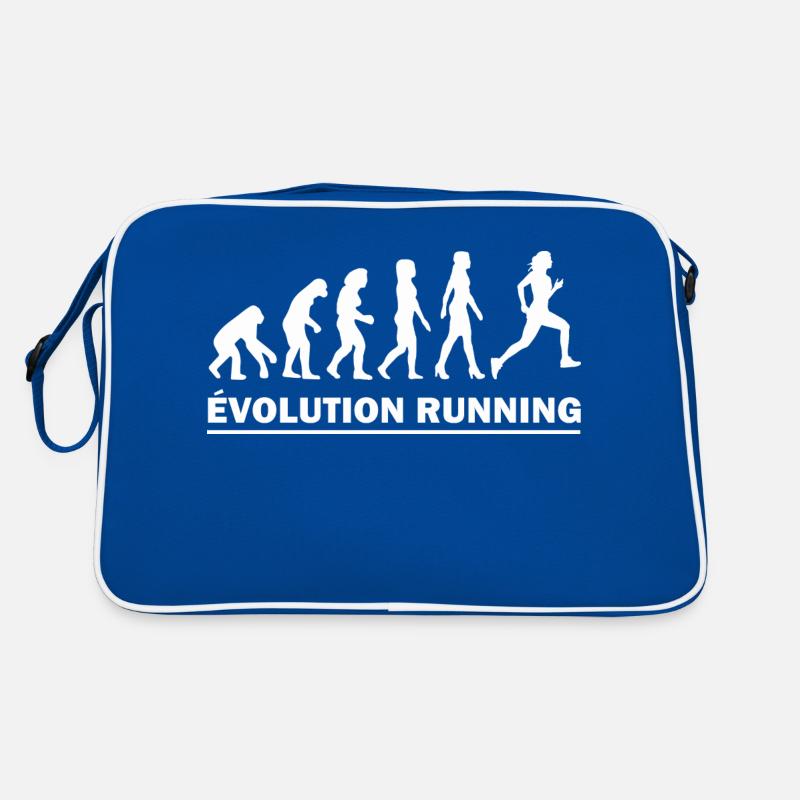 evolution running / humour course à pied Sac Retro