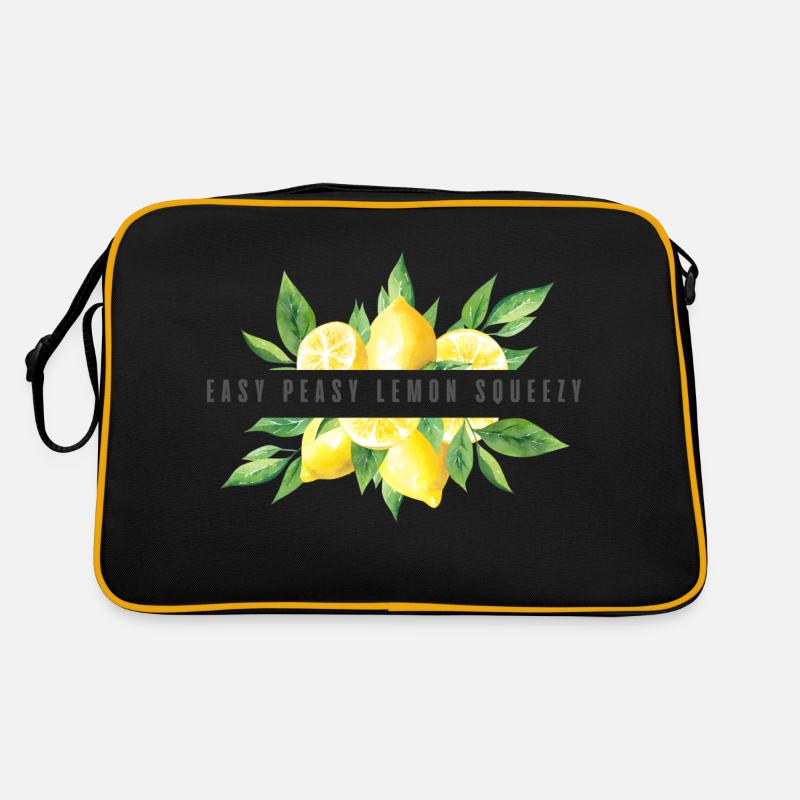 Easy Peasy Zitrone Squeezy Retro Tasche