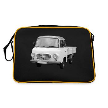 Barkas B1000 Transporteur de camions GDR Ostalgie Oldtimer - Sac Retro - noir/or - Dos