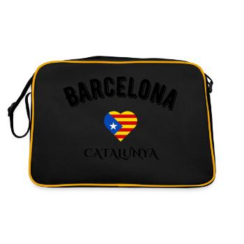barcelona catalunya - Sac Retro - noir/or - Dos