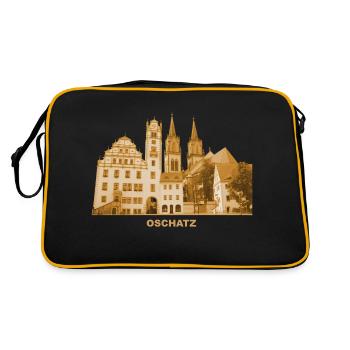 Église de la mairie d’Oschatz Saint-Egidien Saxe - Sac Retro - noir/or - Dos