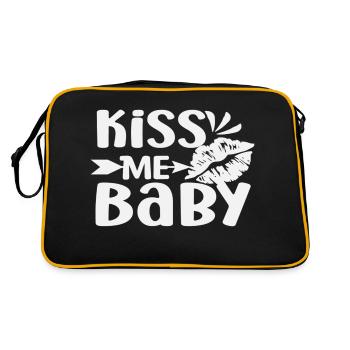 Embrasse-moi bébé - Sac Retro - noir/or - Dos