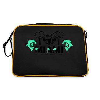 Miami - Sac Retro - noir/or - Dos