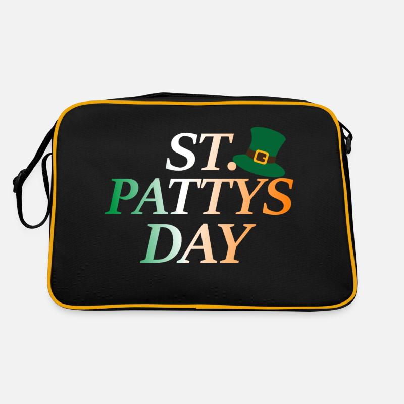 St. Patty's Day, St. Patricksday 2026 Retro Tasche