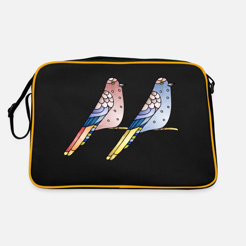 Oiseaux Sac Retro