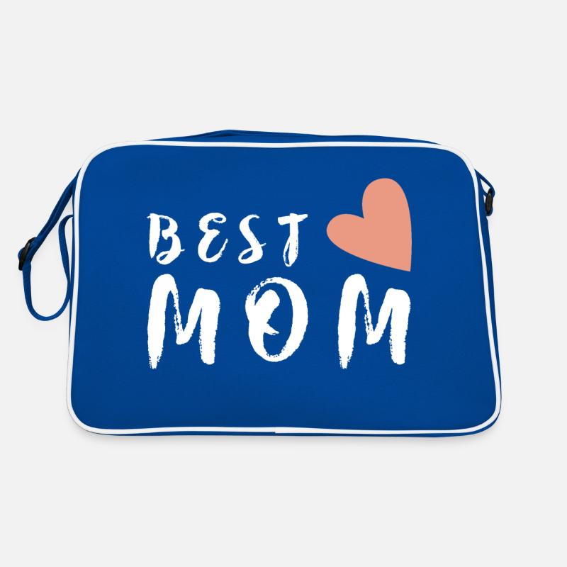 Best Mom Muttertag Beste Mama Mutter Geschenk Herz Retro Tasche