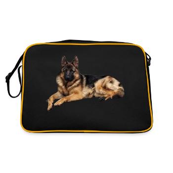 Berger allemand C Lasse - Sac Retro - noir/or - Dos