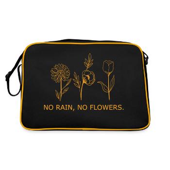Flower Flower Plant - Sac Retro - noir/or - Dos