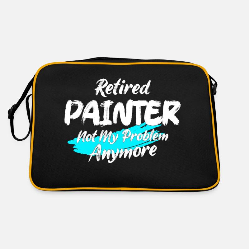 Retired Painter Not My Problem Anymore Job Profess Retro Tasche
