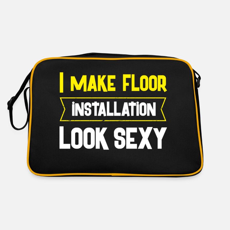 I make Floor Installation look sexy Retro Tasche