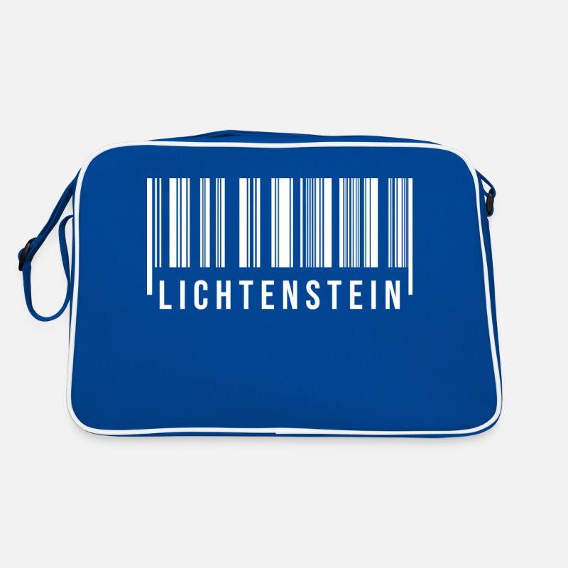 Schwabe Strichcode Lichtenstein Retro Tasche