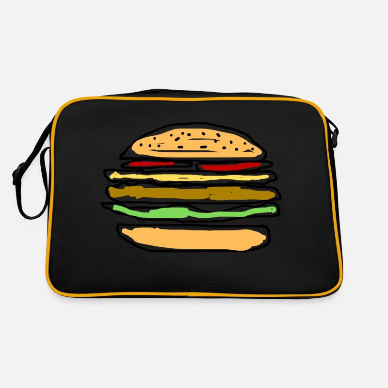 Burger Retro Tasche