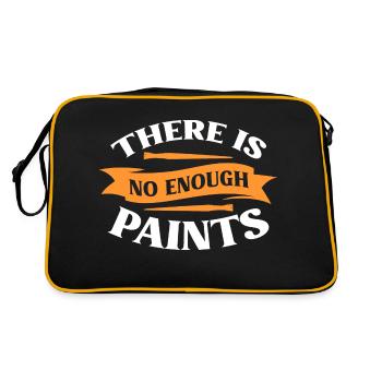 There is no enough paints - Retro Bag - black/gold - Back
