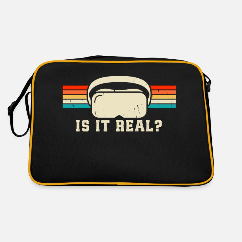Est-ce réel ? - Monde numérique de réalité virtuelle Sac Retro