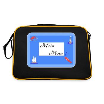 Moin Moin - Retro Bag - black/gold - Back